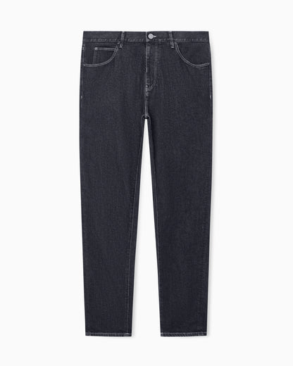 five-pocket, regular-fit trousers in cotton and modal