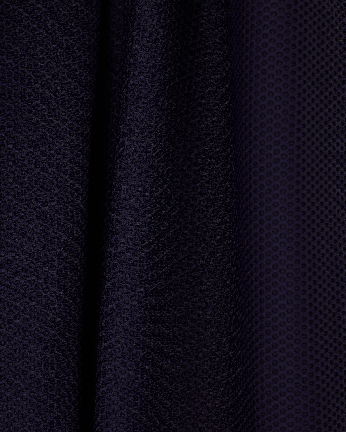 Flat front trousers in a technical gaufré honeycomb fabric