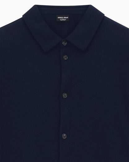 Shirt Cashmere interlock jersey regular fit