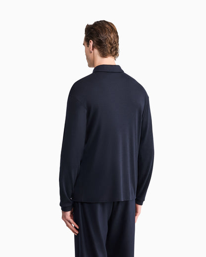 Shirt Cashmere interlock jersey regular fit