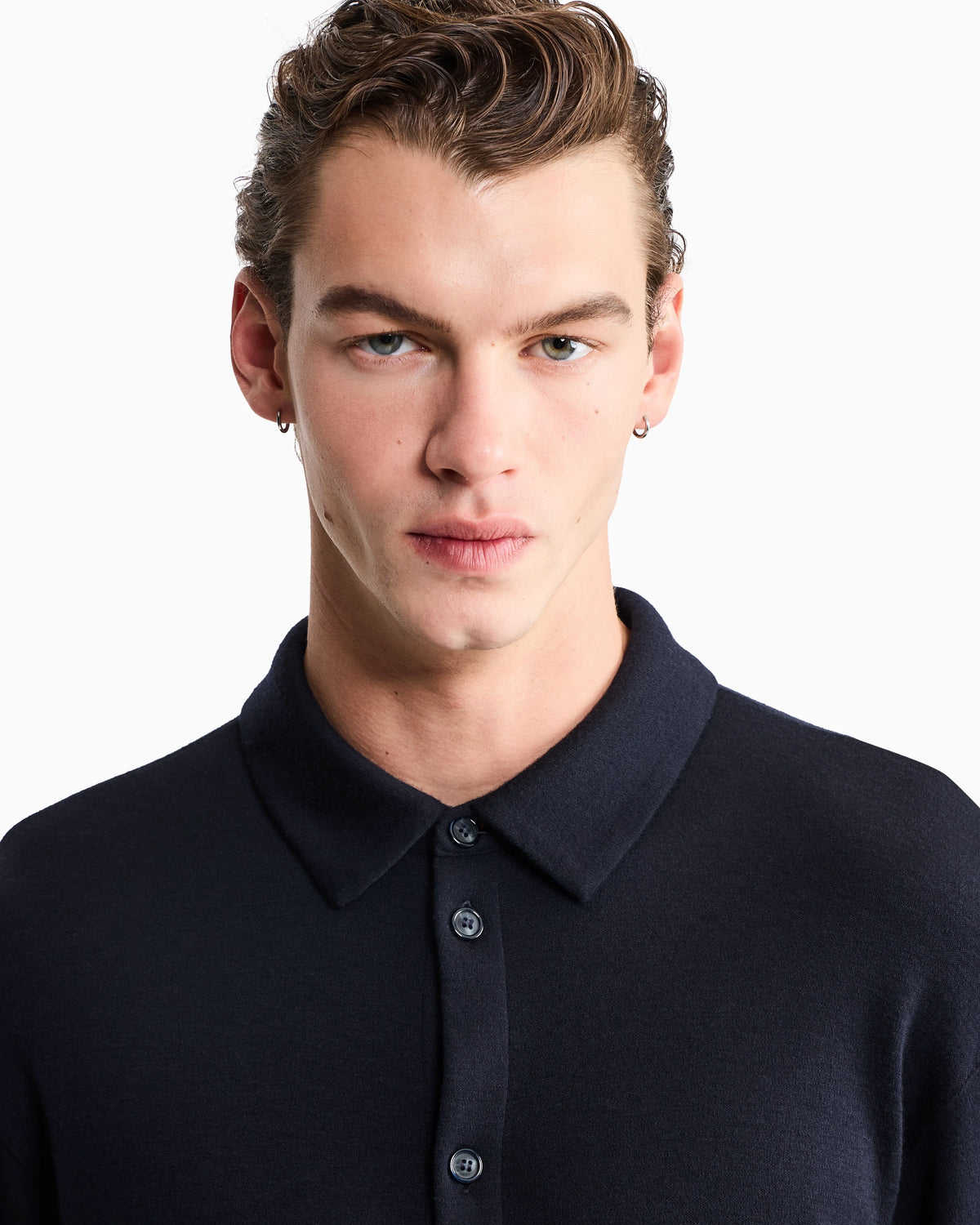 Shirt Cashmere interlock jersey regular fit
