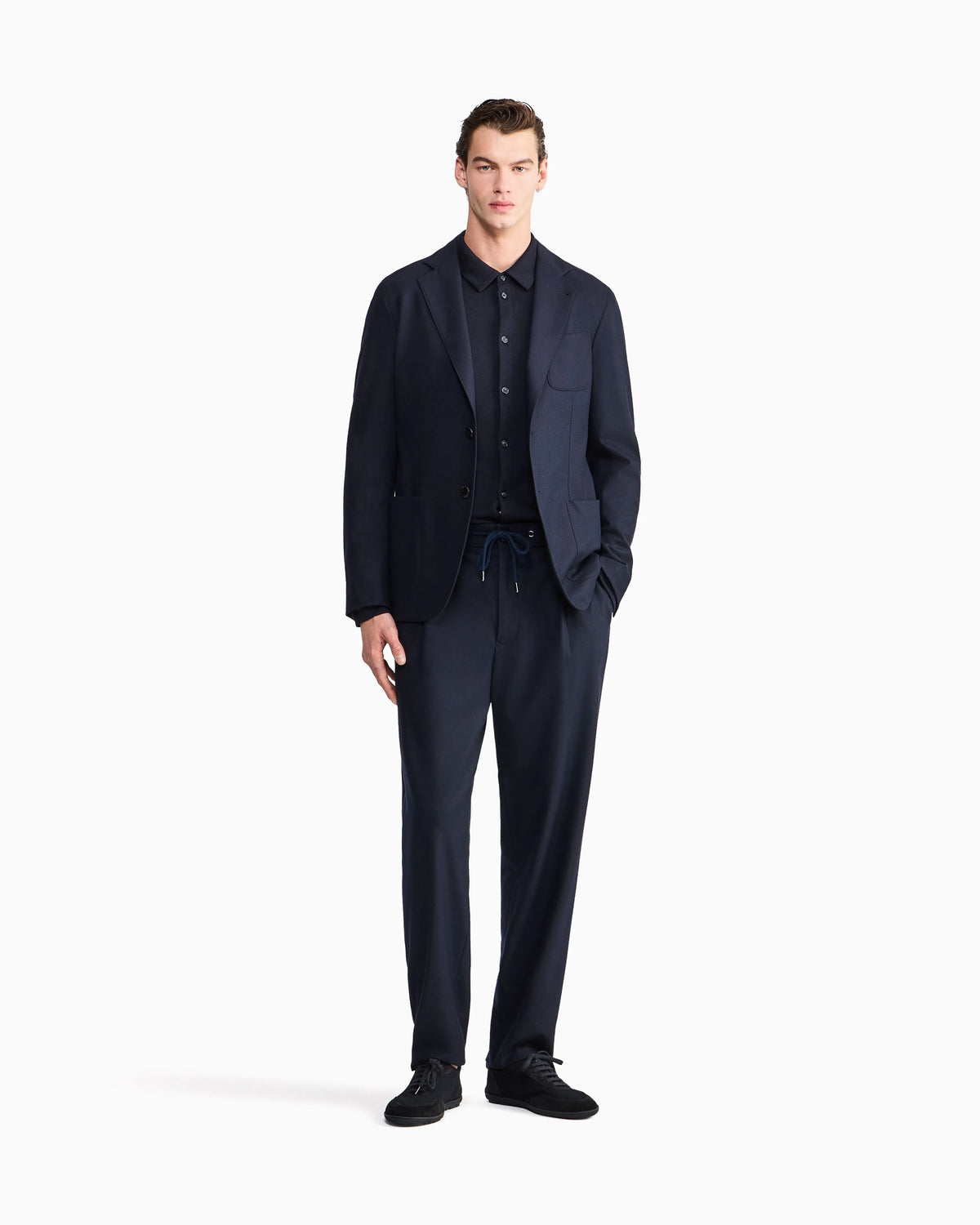 Shirt Cashmere interlock jersey regular fit