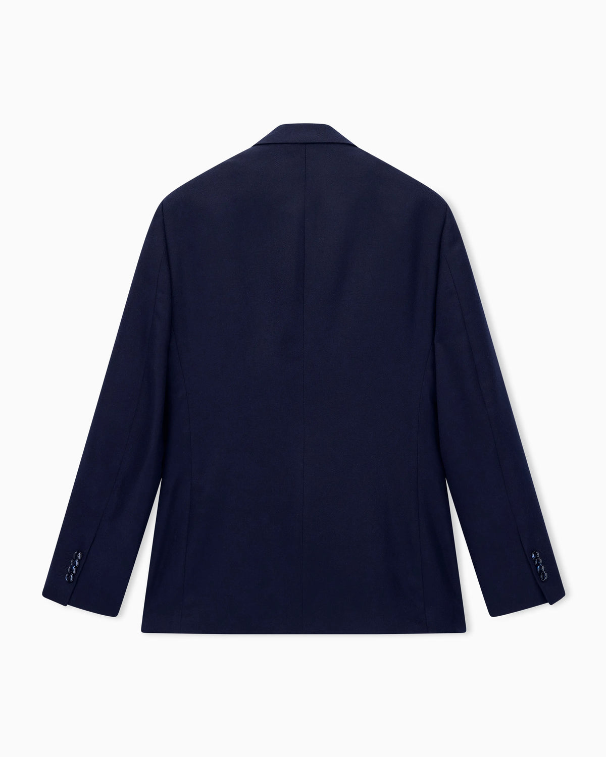 Single-breasted blazer in micro-patterned cashmere with lapels