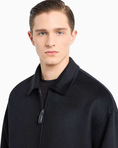 Double cashmere cloth blouson