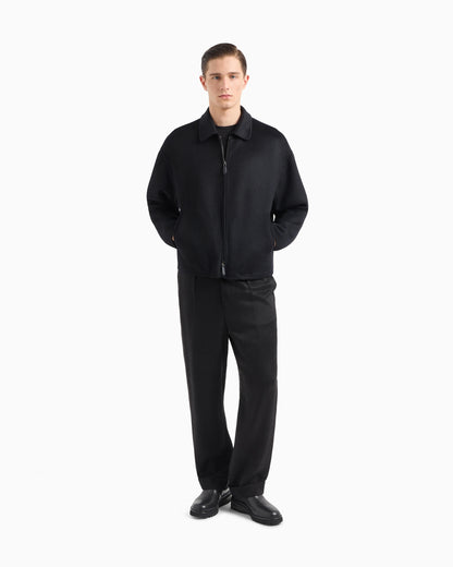 Double cashmere cloth blouson