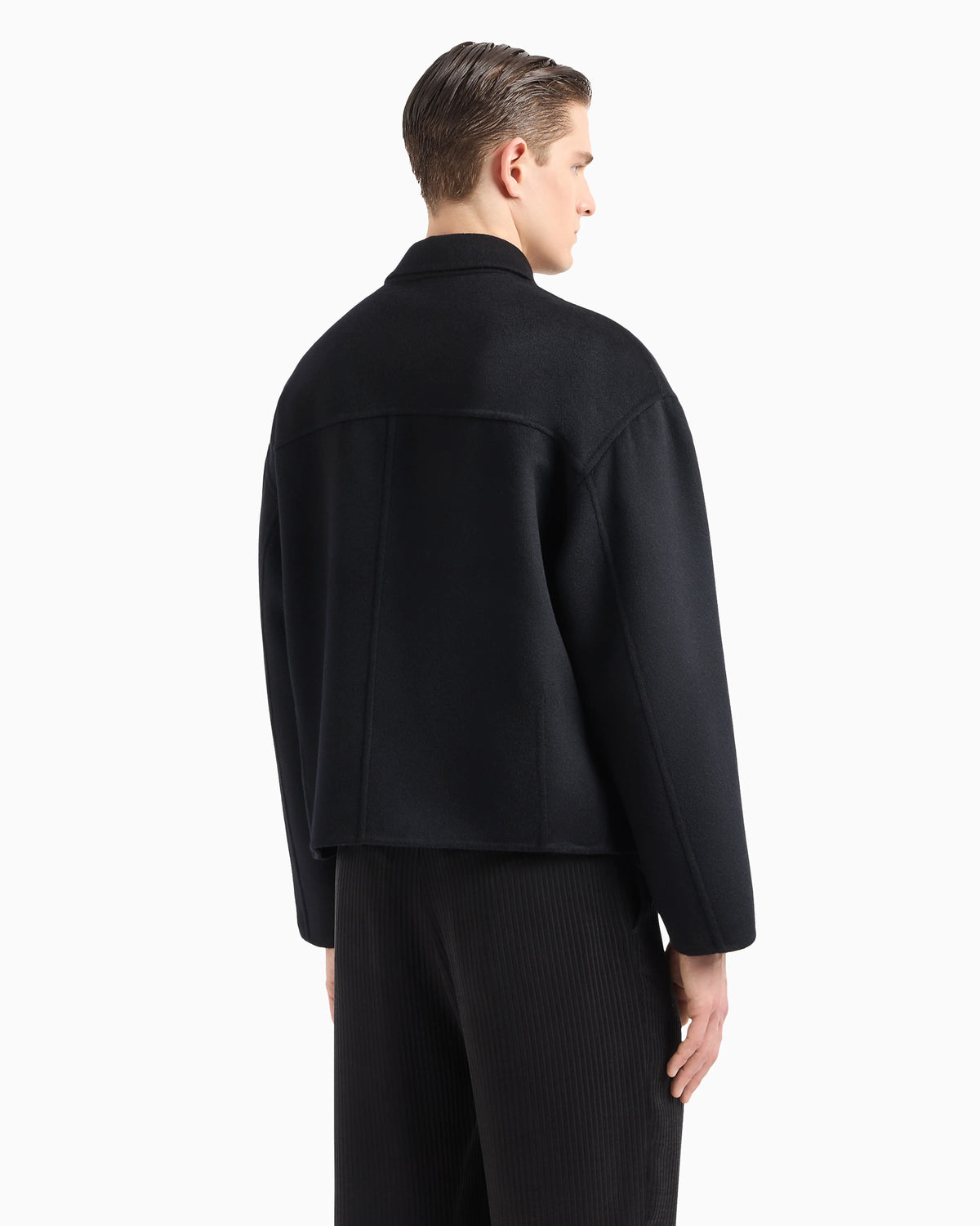 Double cashmere cloth blouson