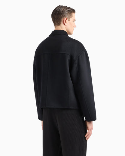 Double cashmere cloth blouson