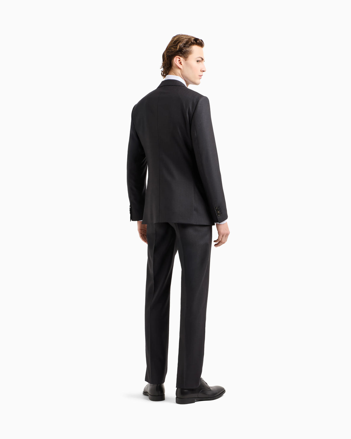 Manhattan Line pinstriped virgin-wool single-breasted suit