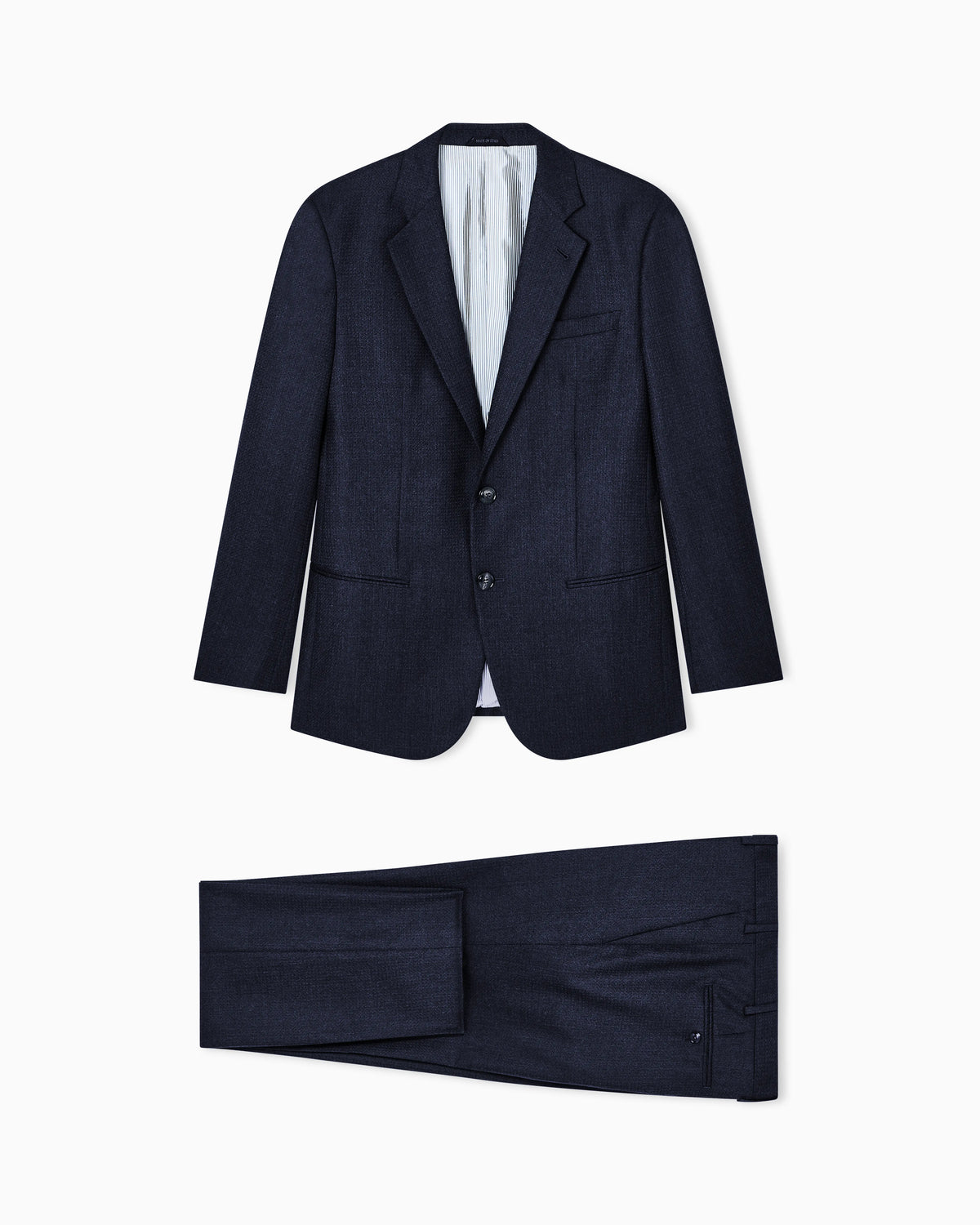 Manhattan Line single-breasted suit in houndstooth wool and cashmere