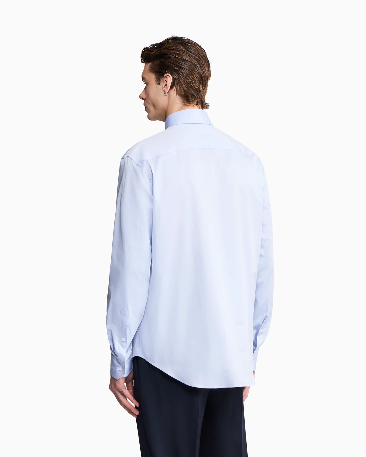 Regular-fit shirt in cotton twill