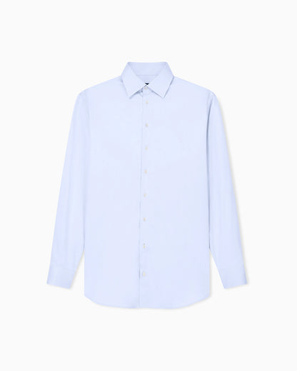Regular-fit shirt in cotton twill