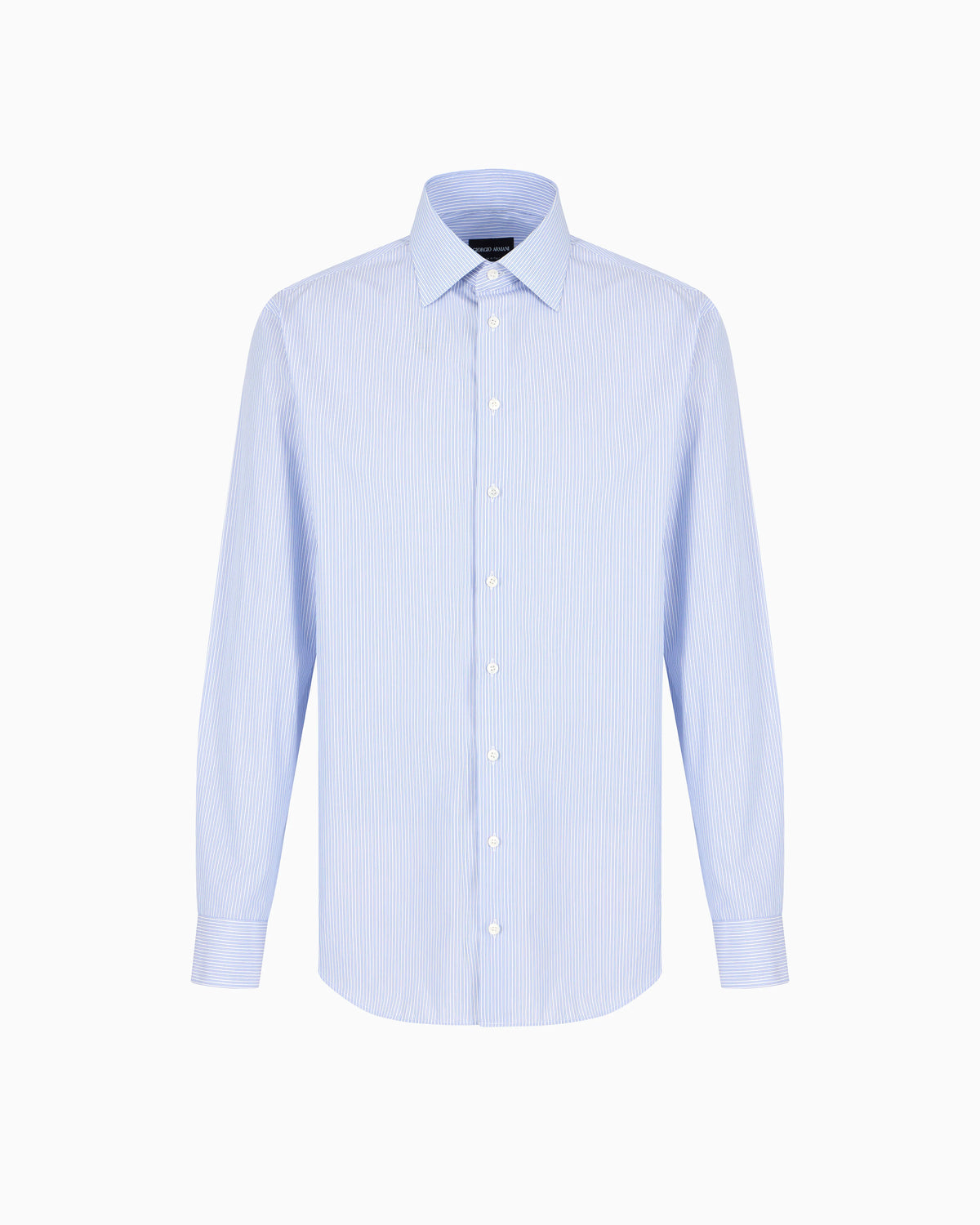 Regular-fit shirt in striped luxury cotton