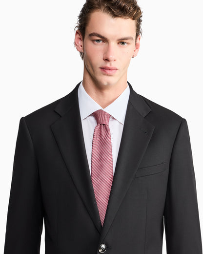 Regular-fit shirt in luxury cotton twill