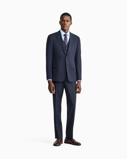 Regular-fit shirt in luxury cotton twill