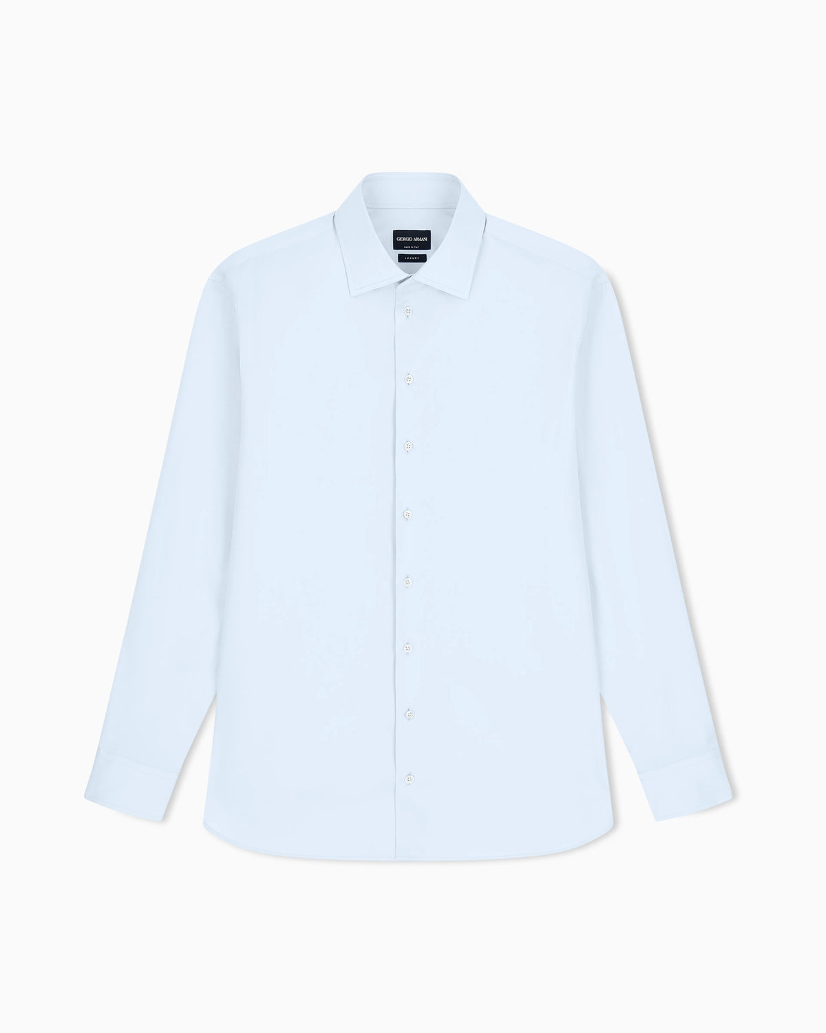 Regular-fit shirt in luxury cotton twill
