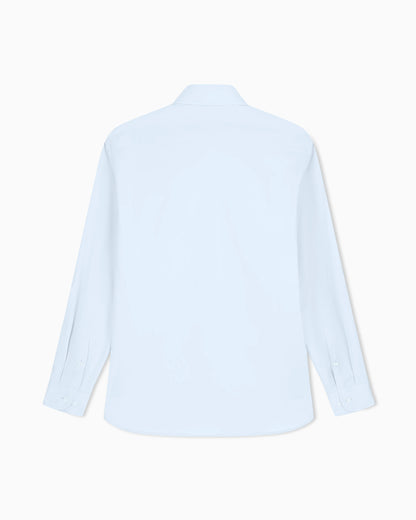 Regular-fit shirt in luxury cotton twill