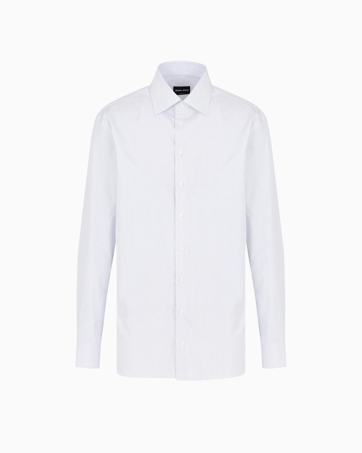 Regular-fit shirt in luxury cotton with a micro-pattern