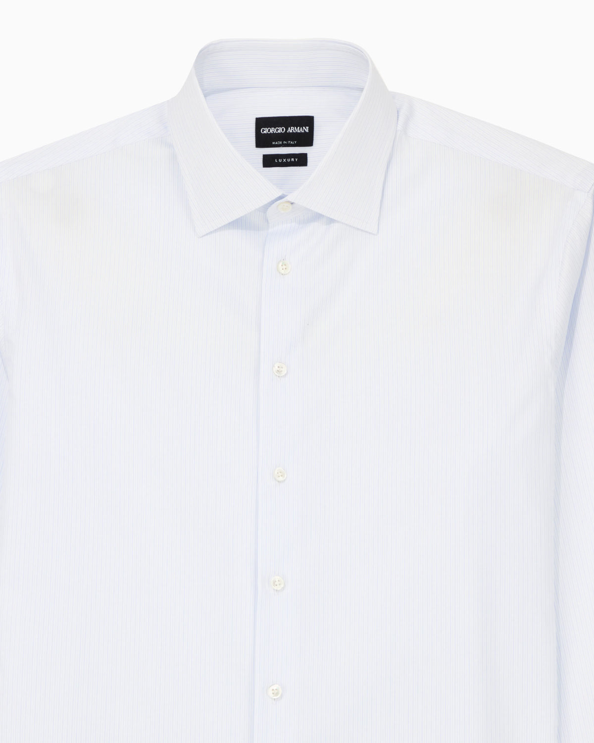 Regular-fit shirt in luxury striped cotton