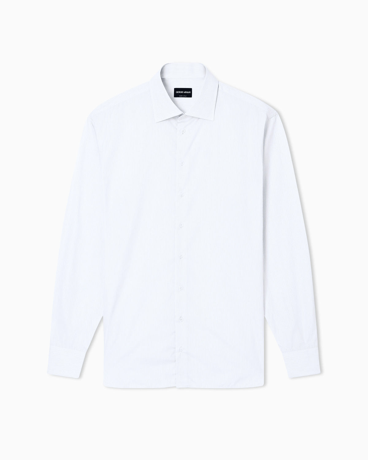 Regular-fit shirt in striped luxury cotton