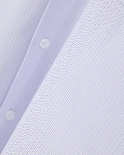 Regular fit shirt in yarn-dyed striped cotton