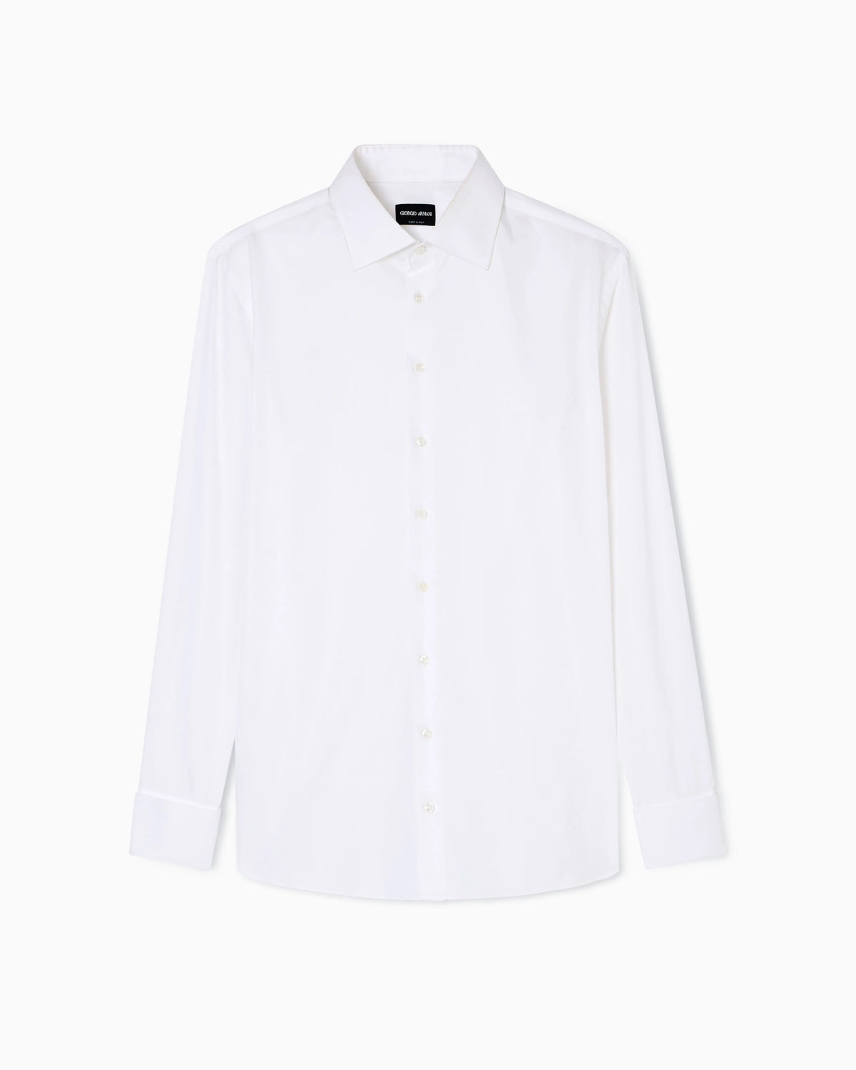 Regular-fit shirt in luxury cotton twill