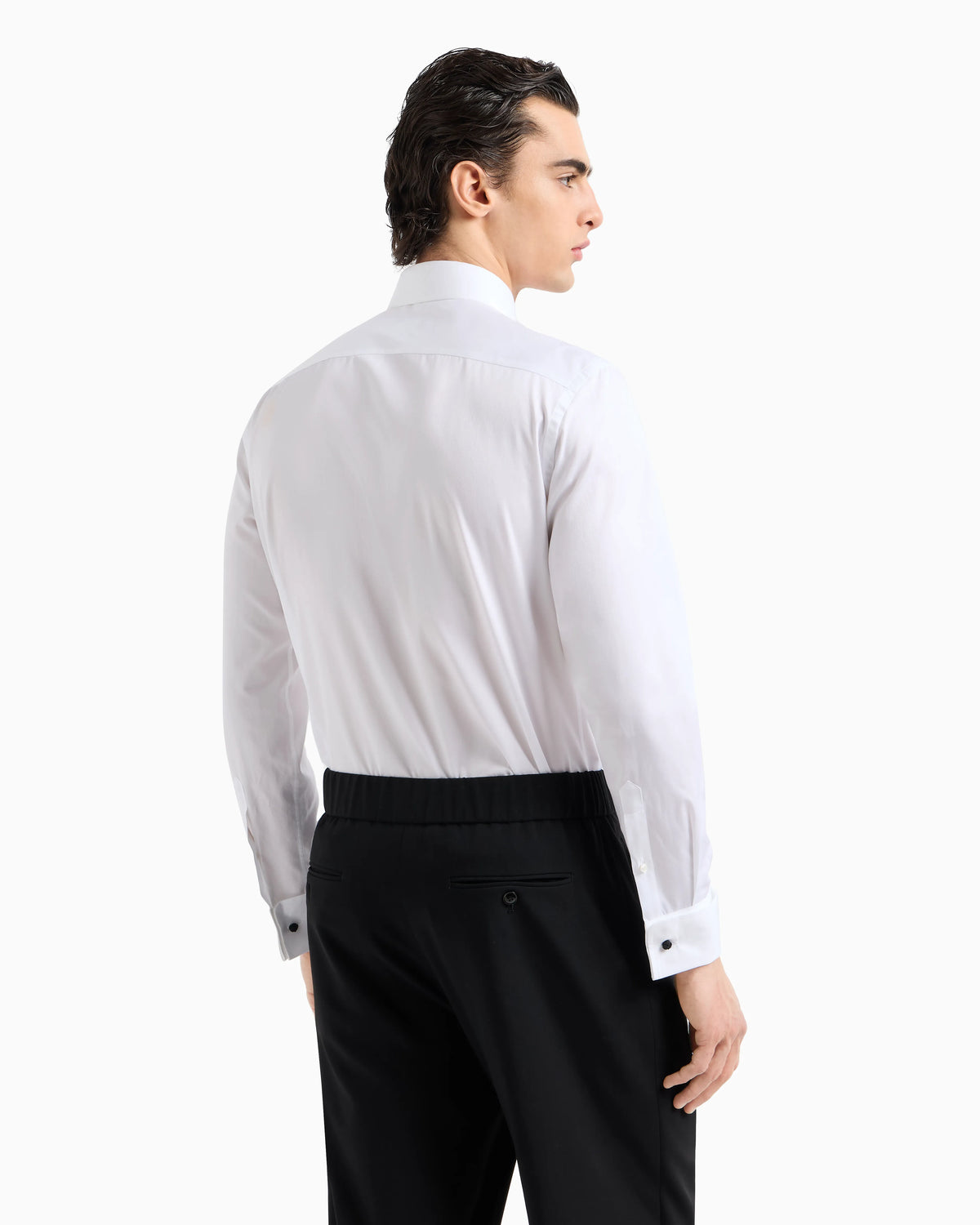 Regular-fit shirt in luxury cotton twill