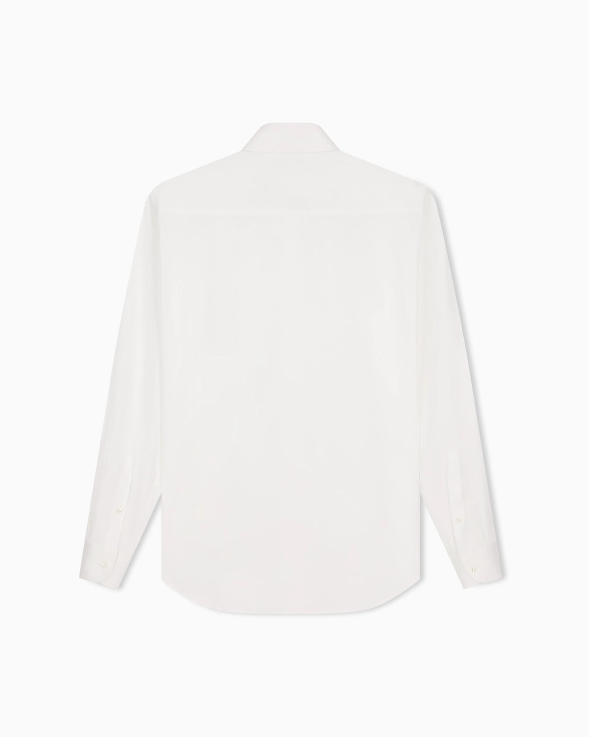Regular fit shirt in cotton twill with exposed buttons