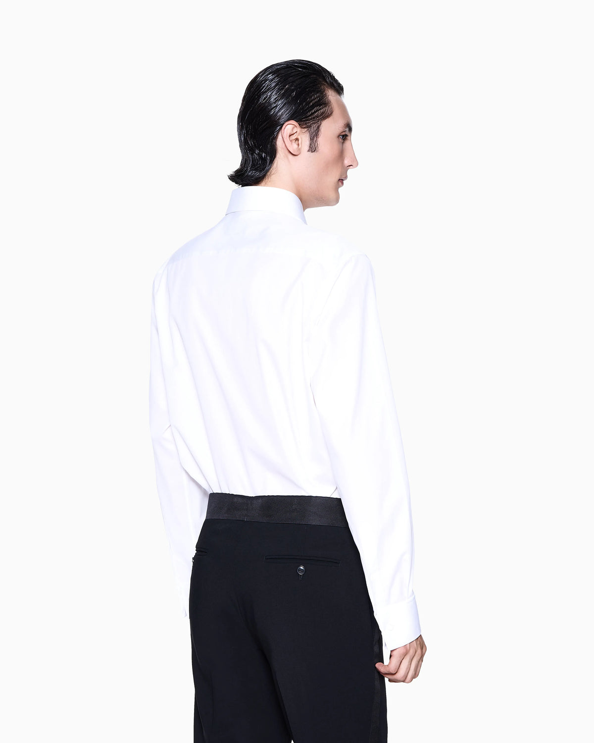 Dress shirt in soft cotton with a French collar