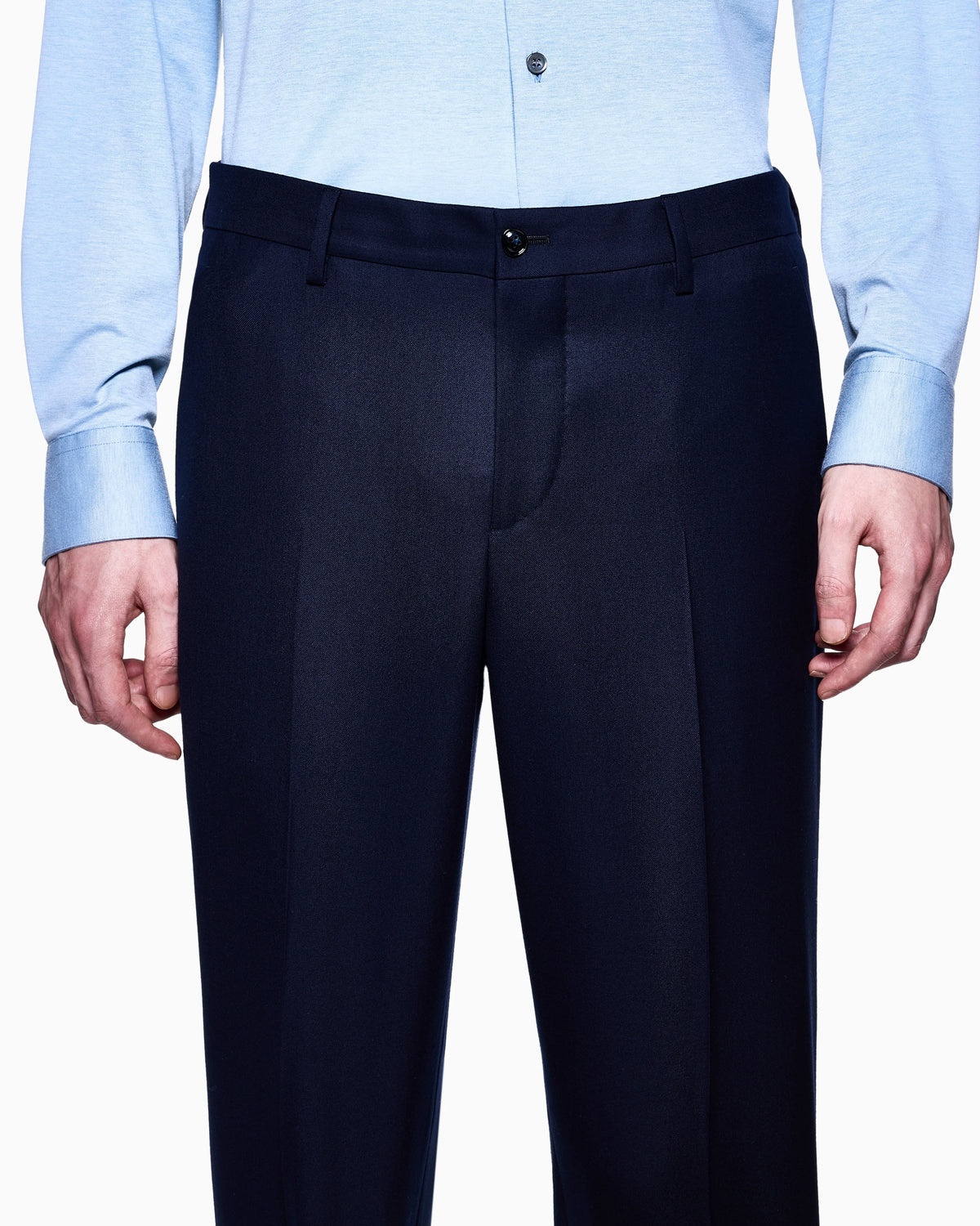 Napoli Line linen wool twill double-breasted suit