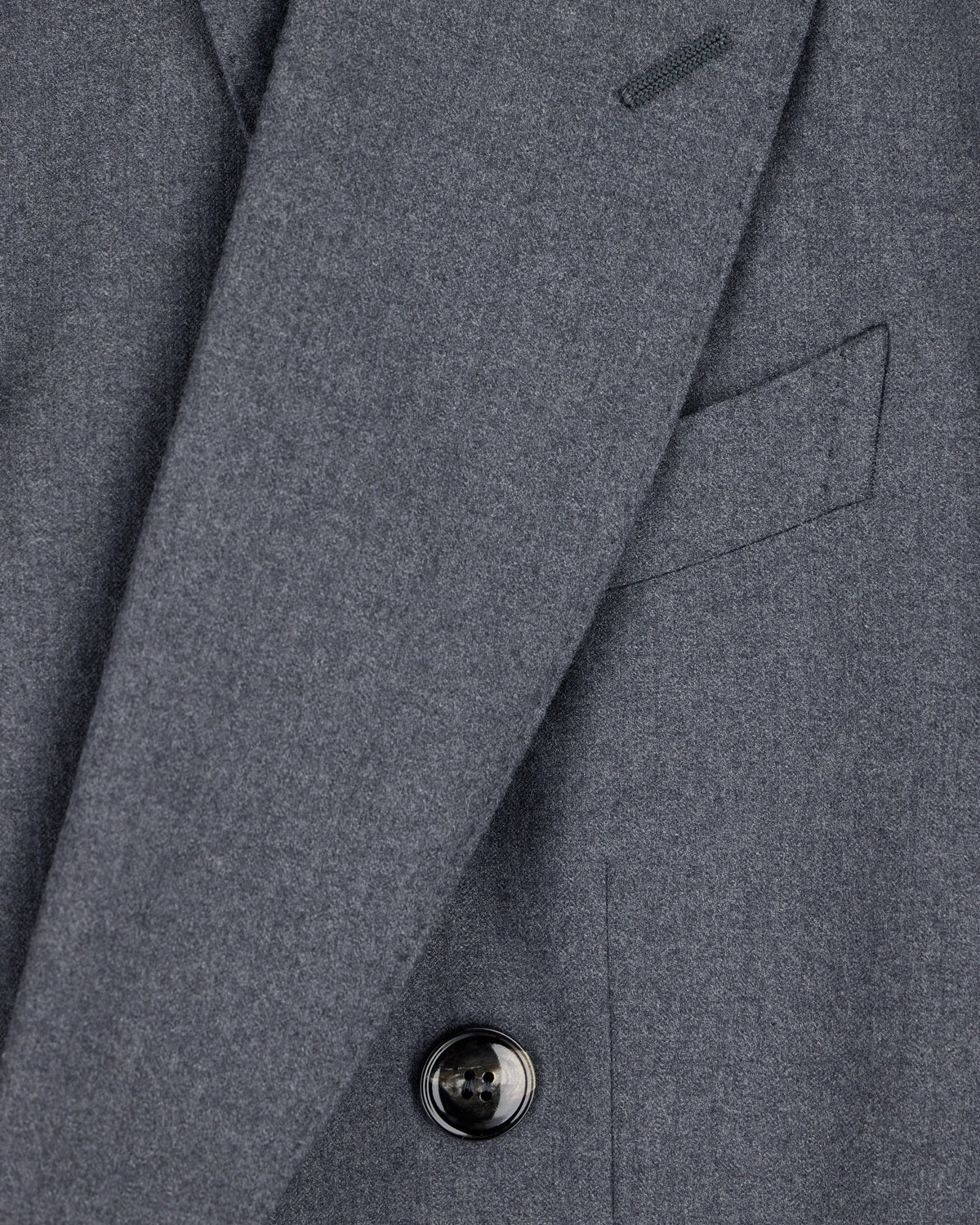 Double-breasted pinstriped virgin wool suit Napoli