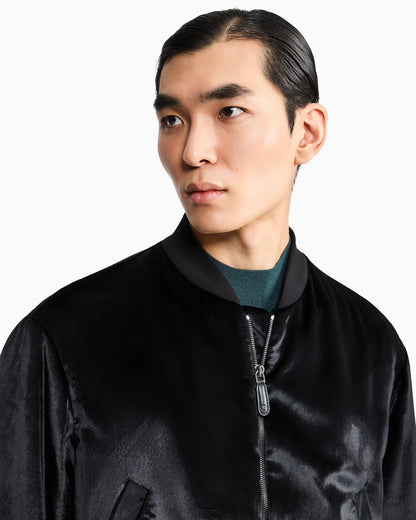 Velvet blouson