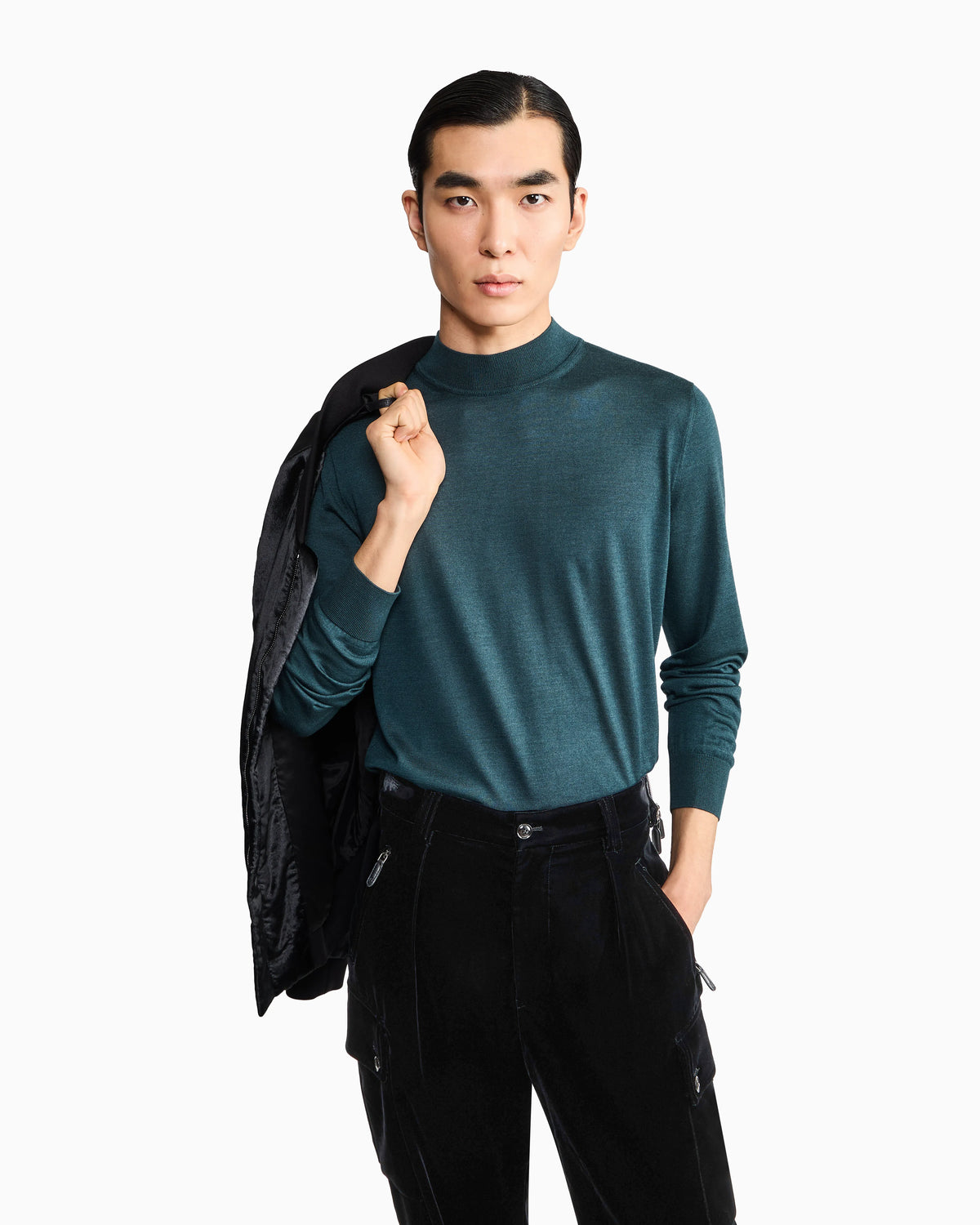 Velvet blouson