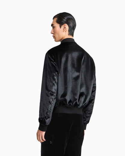 Velvet blouson