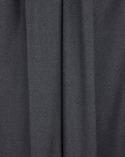 Oversized double pleat trousers in virgin wool flannel
