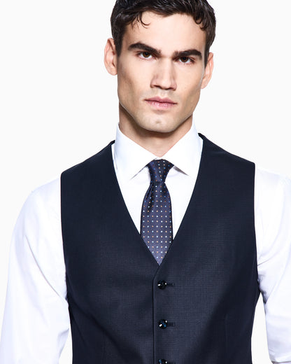 Single-breasted waistcoat in virgin wool