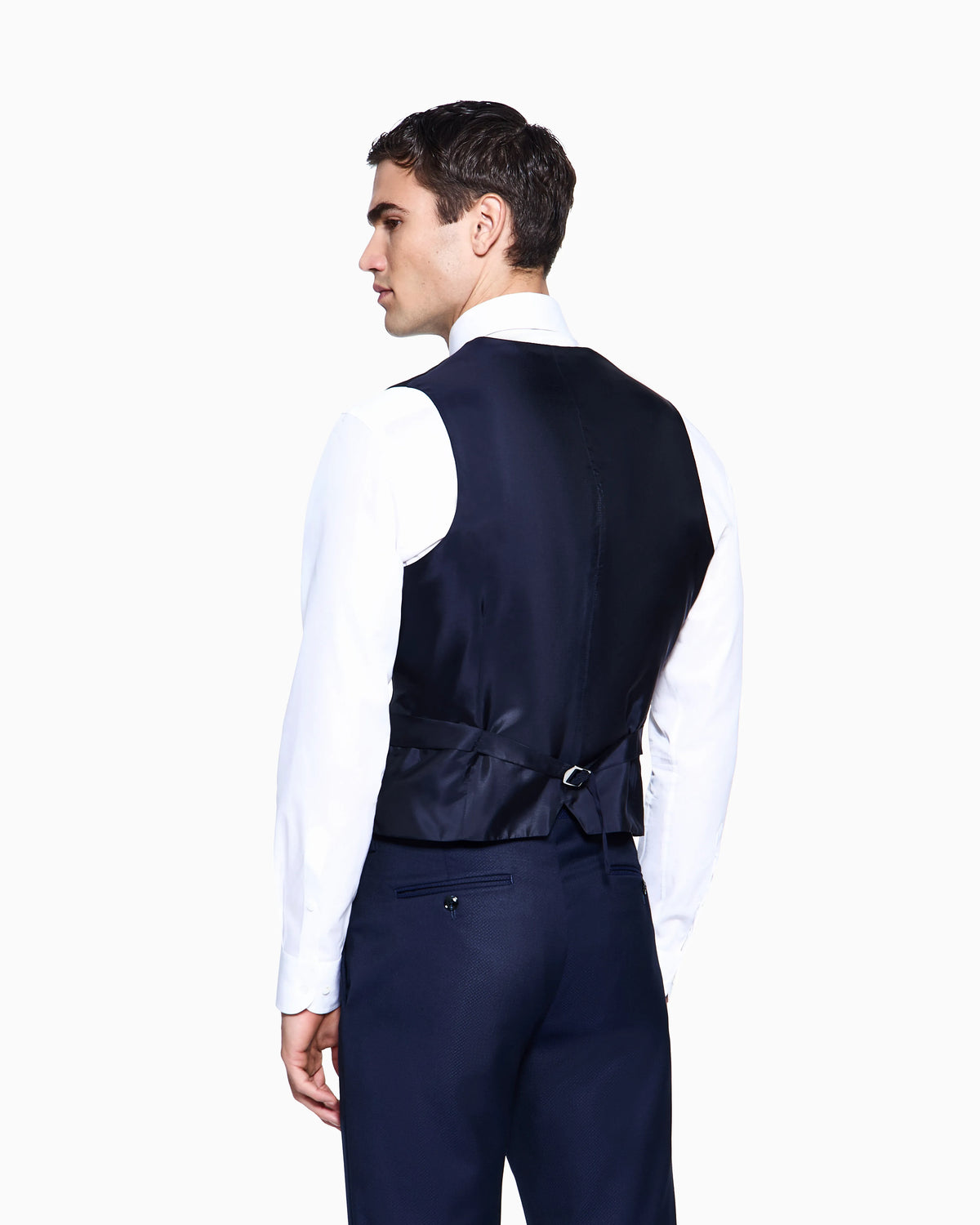Single-breasted waistcoat in virgin wool
