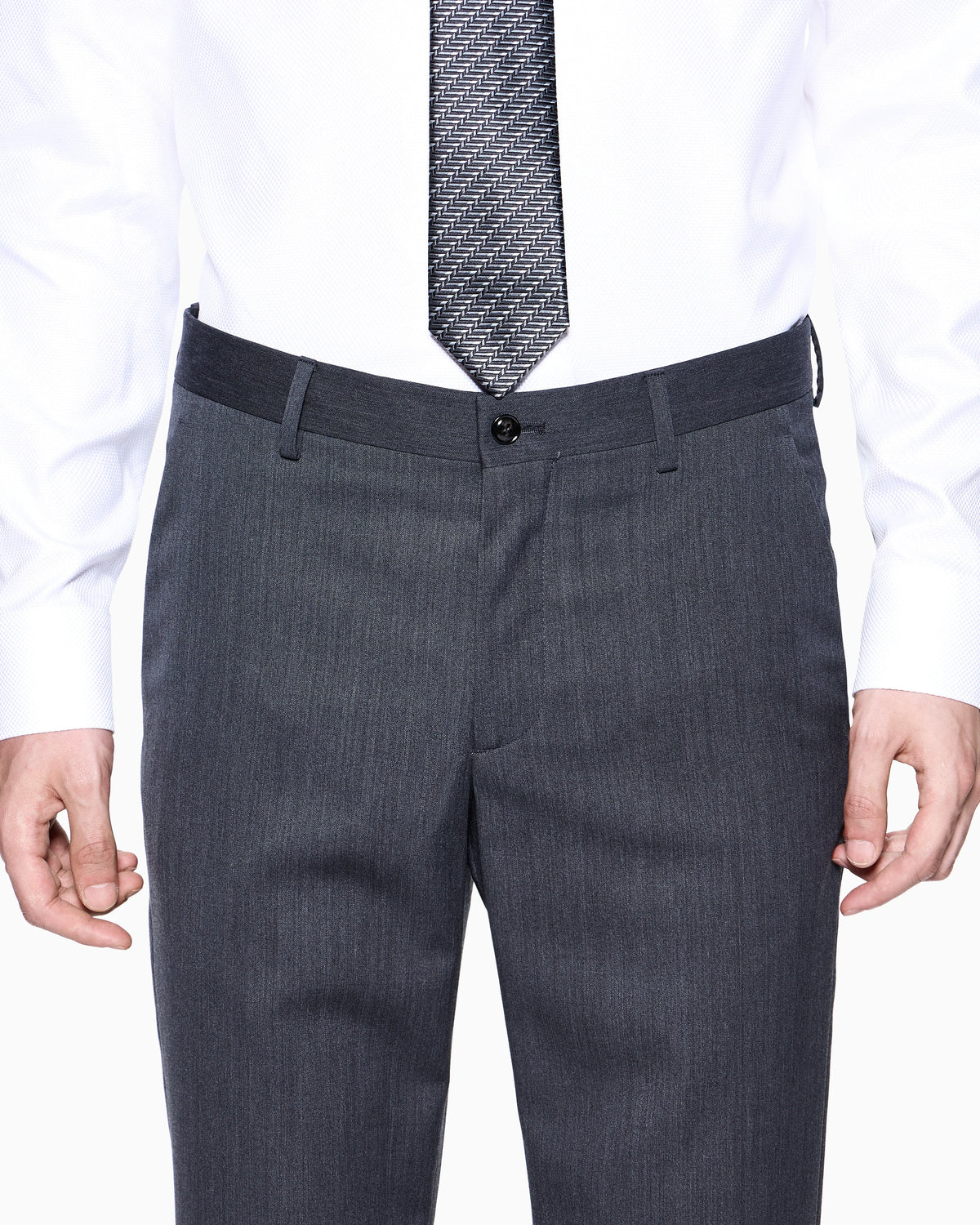 Soho Line single-breasted suit in wool twill