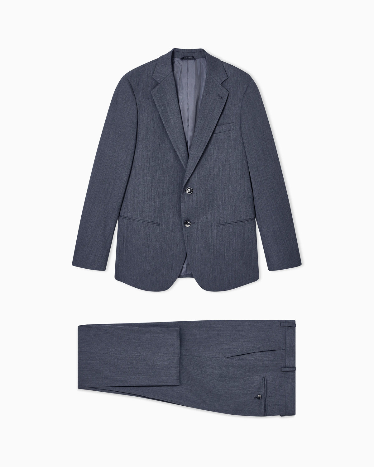 Soho Line single-breasted suit in wool twill