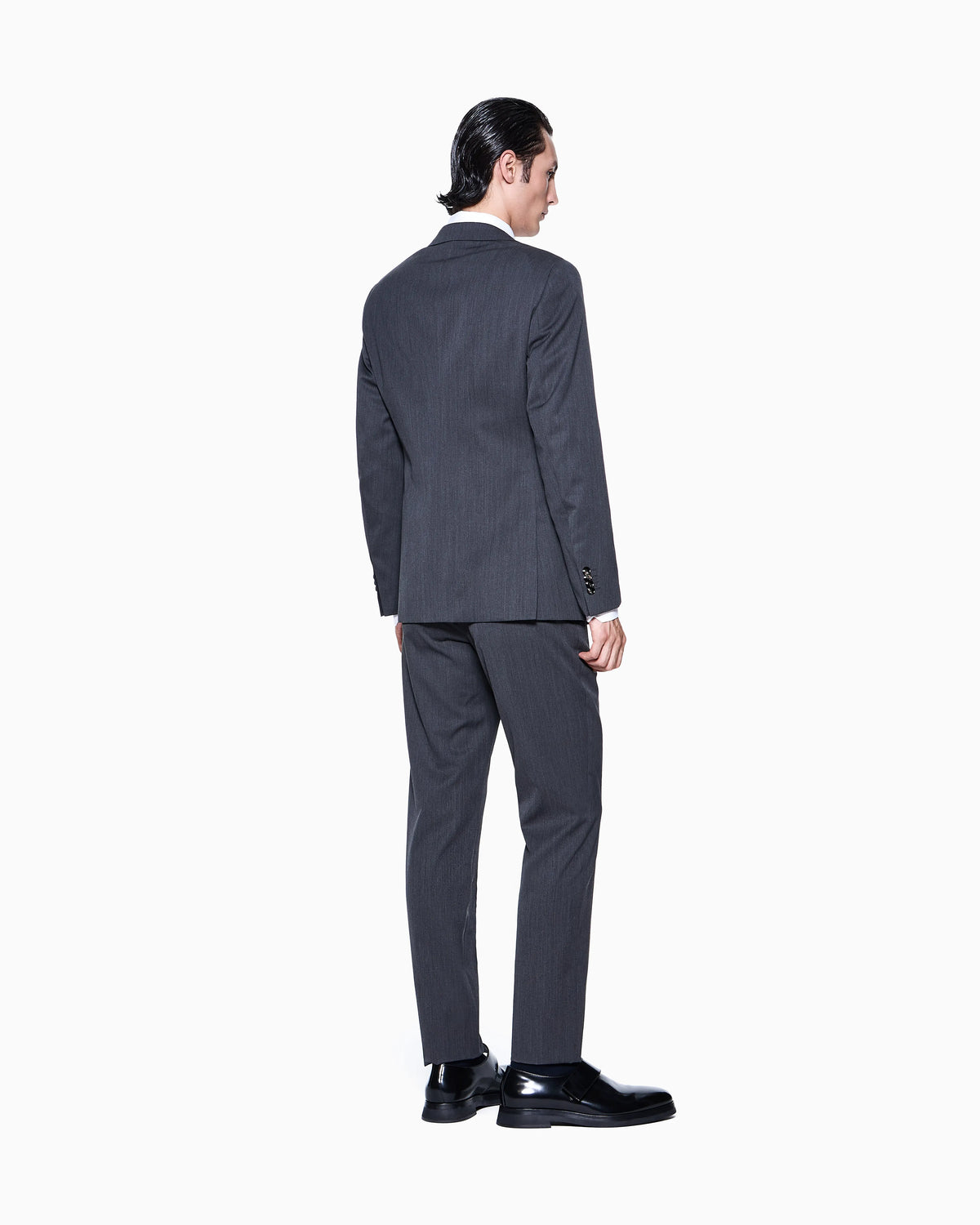 Soho Line single-breasted suit in wool twill