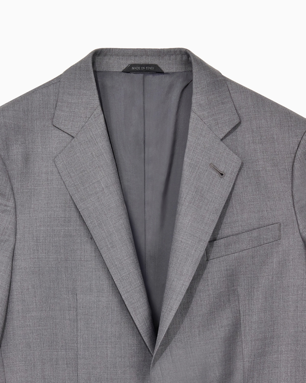 Single-breasted Soho Line suit in virgin wool and cashmere