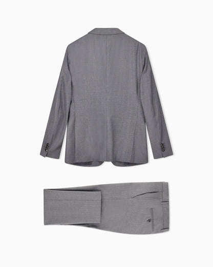 Single-breasted Soho Line suit in virgin wool and cashmere