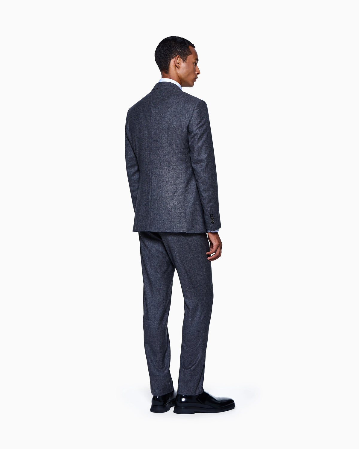 Soho Line single-breasted suit in virgin wool with a houndstooth motif