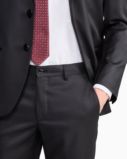 Soho Line Single-breasted suit in pure virgin wool