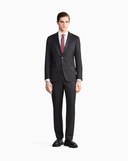 Soho Line Single-breasted suit in pure virgin wool
