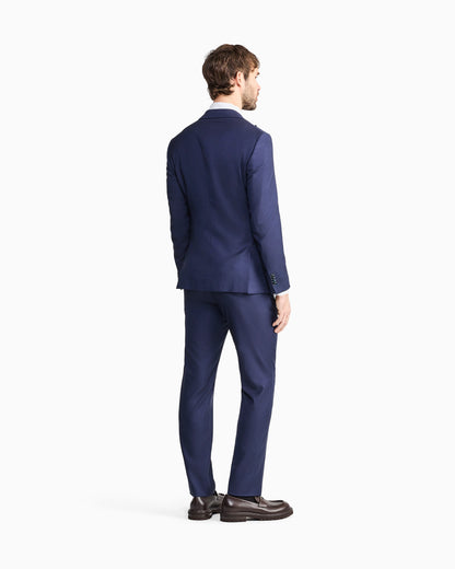 Soho Line, single-breasted, micro-armure wool suit