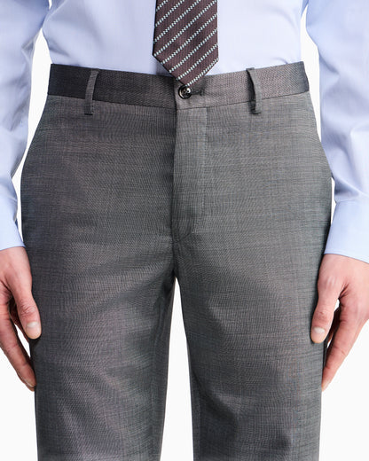Soho Line single-breasted suit in wool and silk