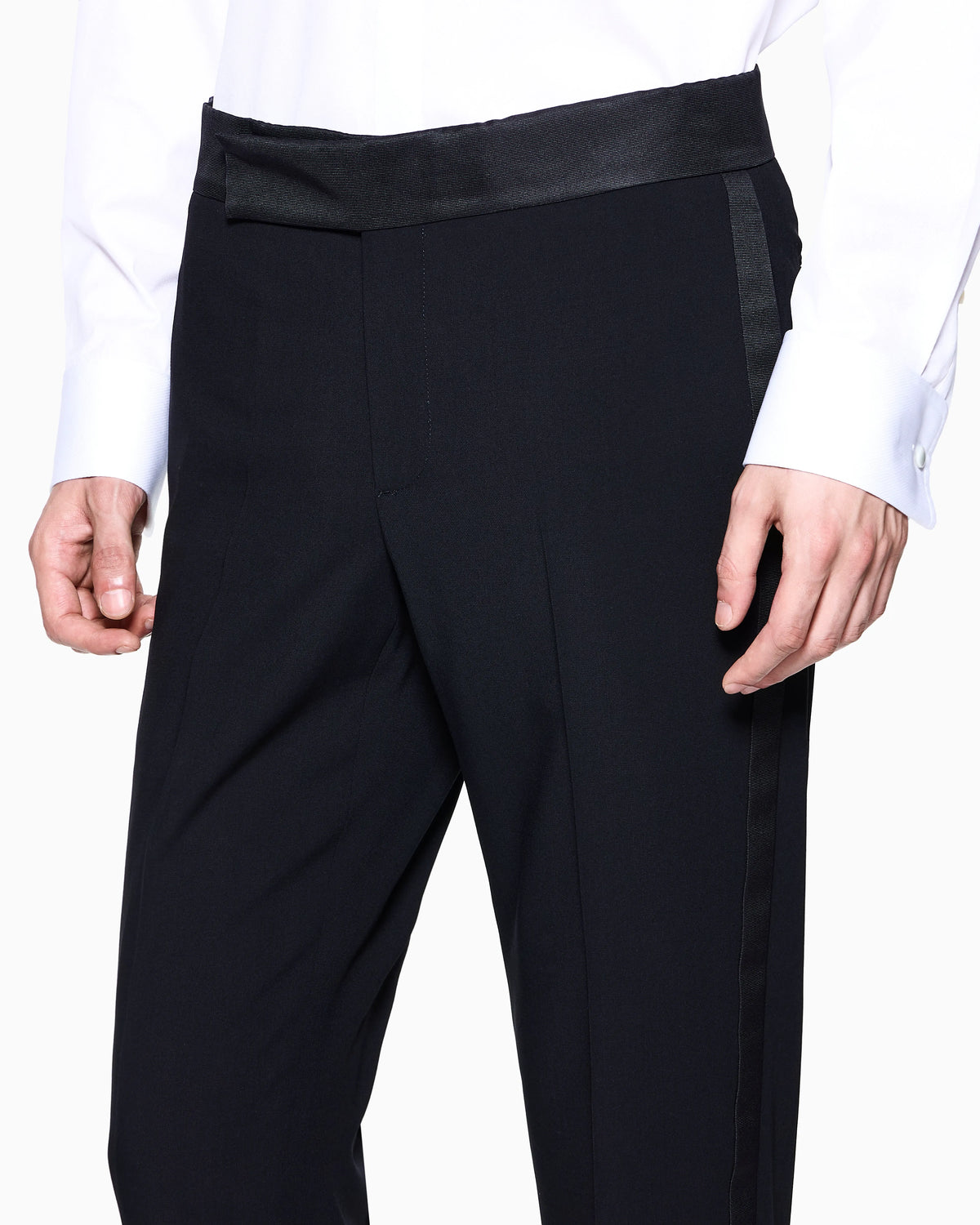 Soho Line single-breasted tuxedo in wool crêpe