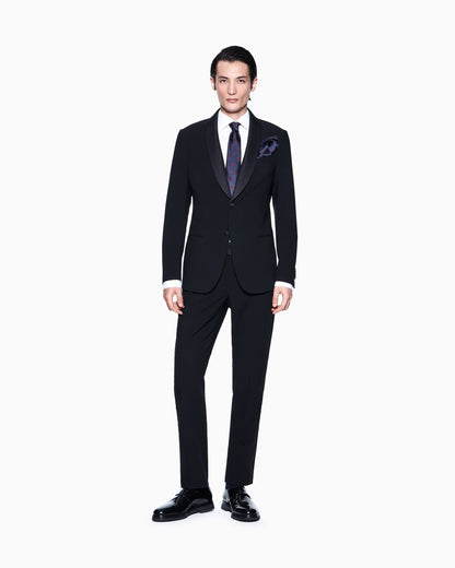 Soho Line single-breasted tuxedo in wool crêpe