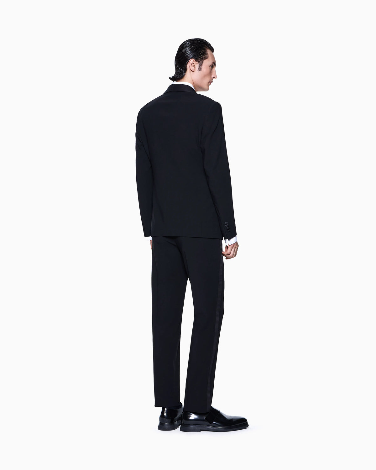 Soho Line single-breasted tuxedo in wool crêpe