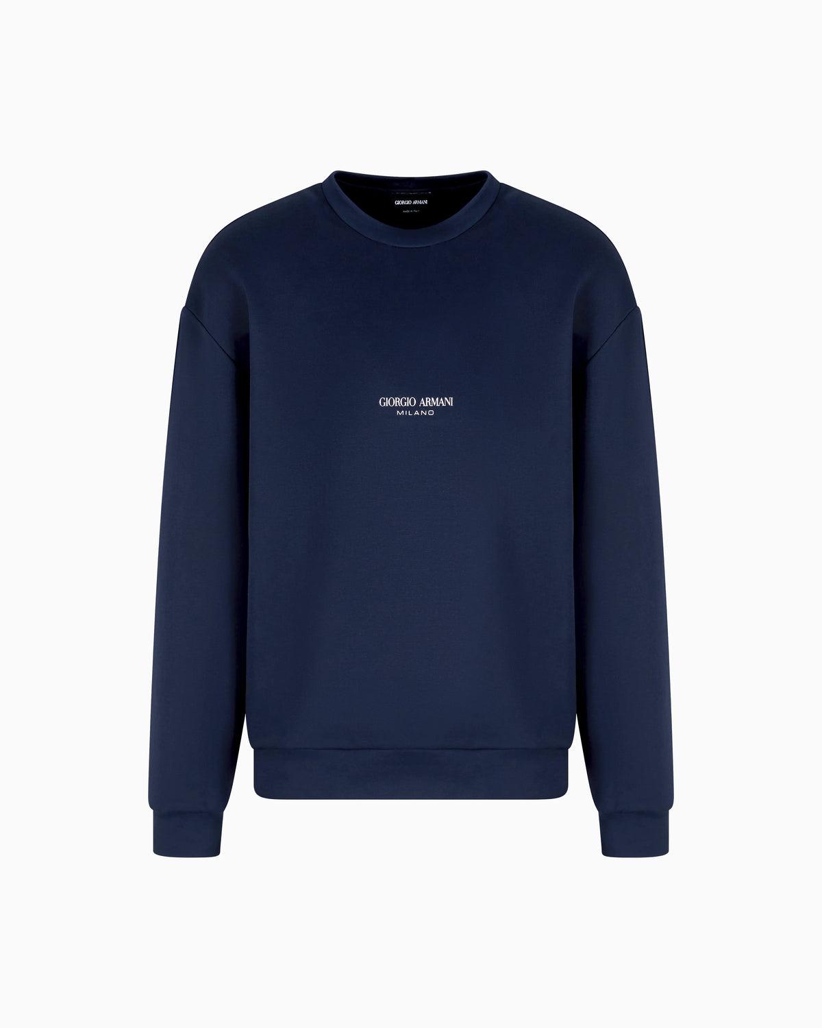 Micromodal jersey crew-neck sweatshirt